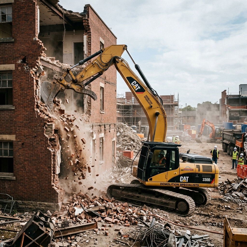 هدم جدران - مؤسسة أعالي اسيا التطويرية للمقاولات العامة